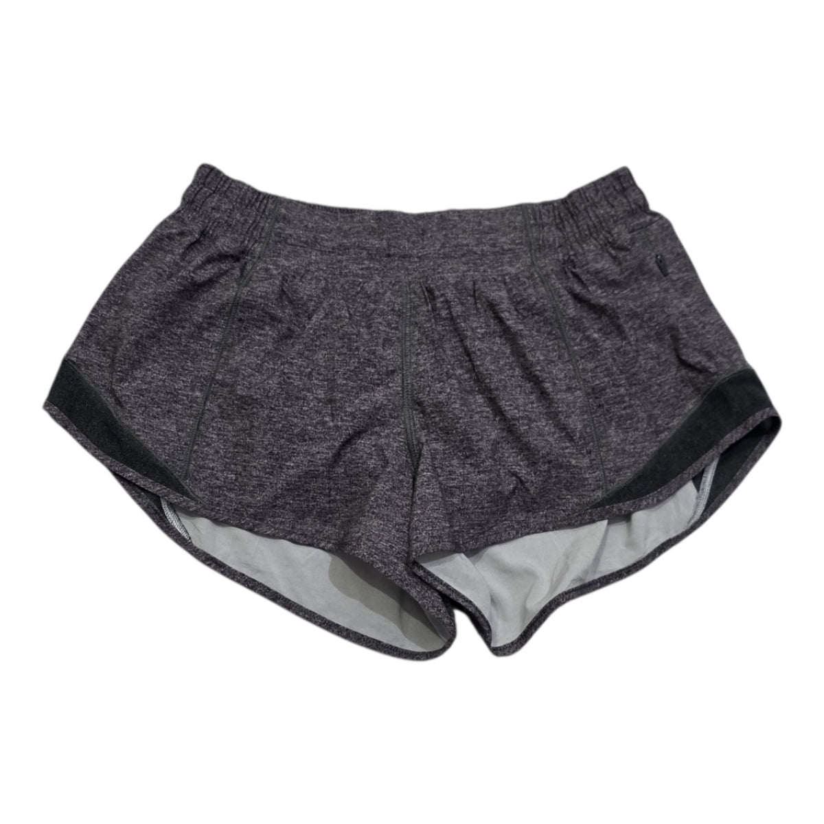 Short Lululemon De Mujer Talla 6 Regular Gris Jaspeado