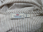 Vestido Vineyard Vines Mujer Talla Chica Rayado Cafe/beige