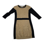 Vestido Mujer Ralph Lauren De Rayon Cafe/negro Talla Chica