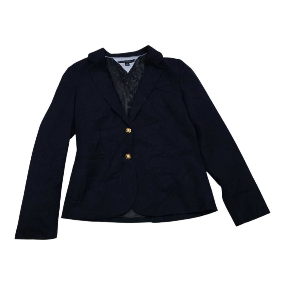 Blazer Tommy Hilfiger De Mujer Talla 4 Azul Oscuro