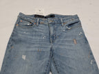 Pantalon Ralph Lauren Curvy Mid Rise Skinny Leg Talla 8 Azul