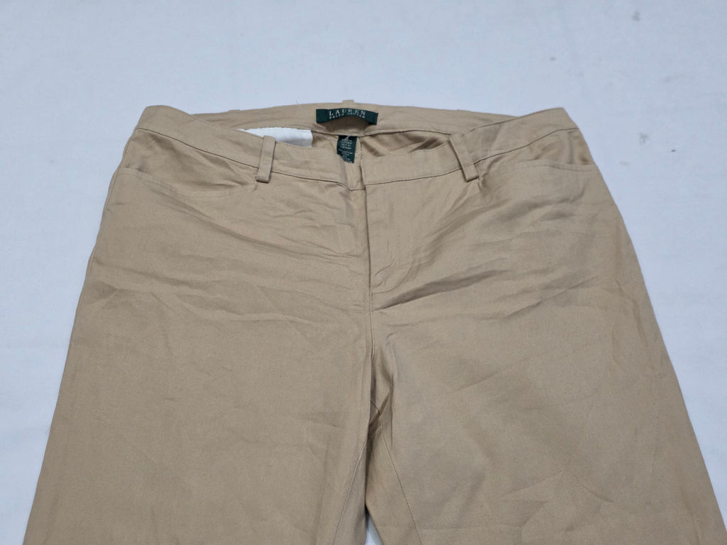 Pantalon Ralph Lauren Talla 8 De Mujer Color Cafe