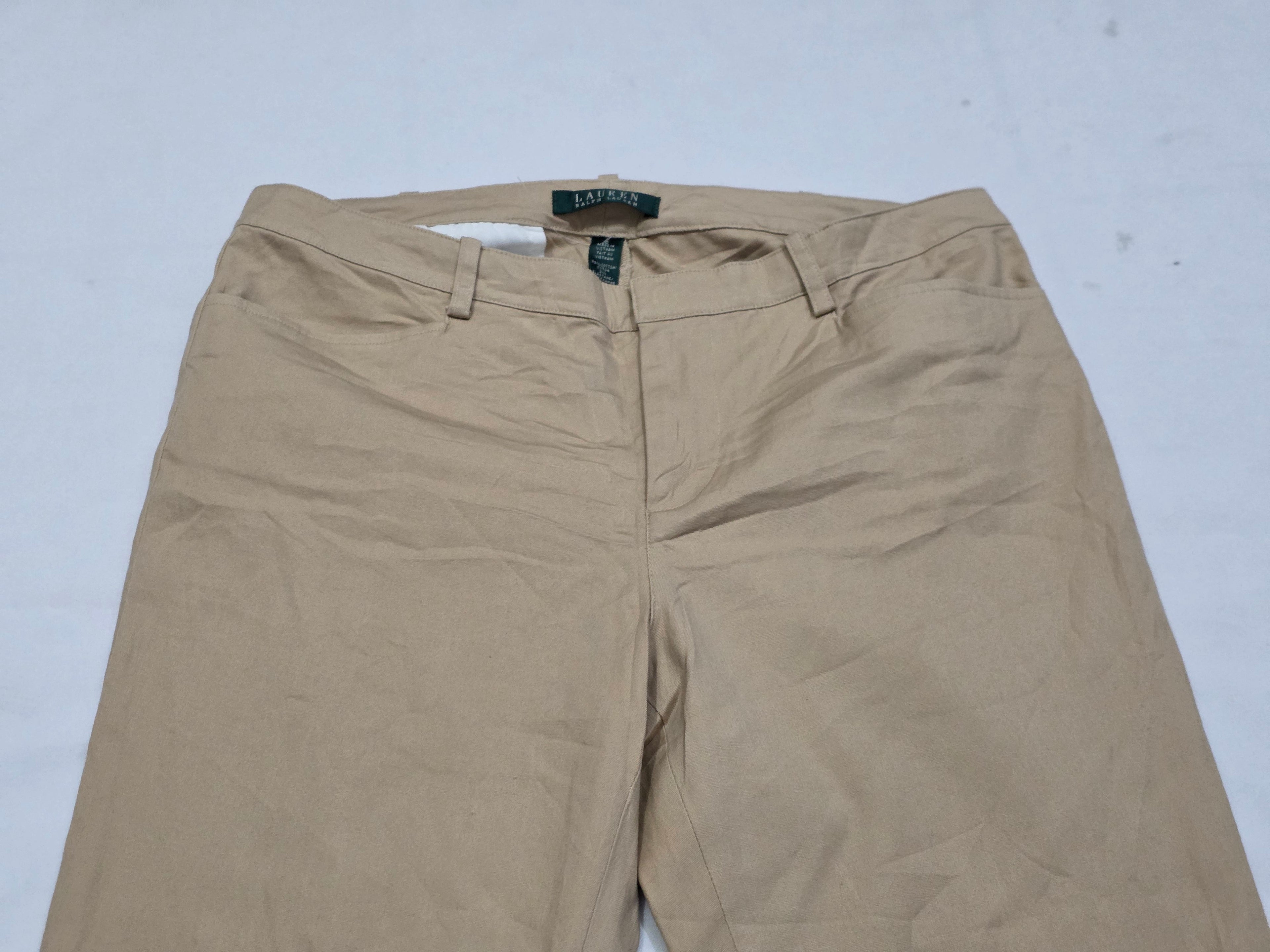 Pantalon Ralph Lauren Talla 8 De Mujer Color Cafe