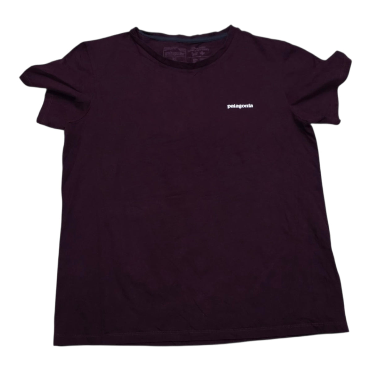 Playera Patagonia De Mujer Mediana Color Morada Manga Corta