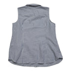Camisa Rayada Tommy Hilfiger De Mujer Mediana Sin Mangas