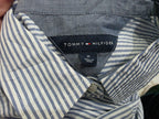 Camisa Rayada Tommy Hilfiger De Mujer Mediana Sin Mangas
