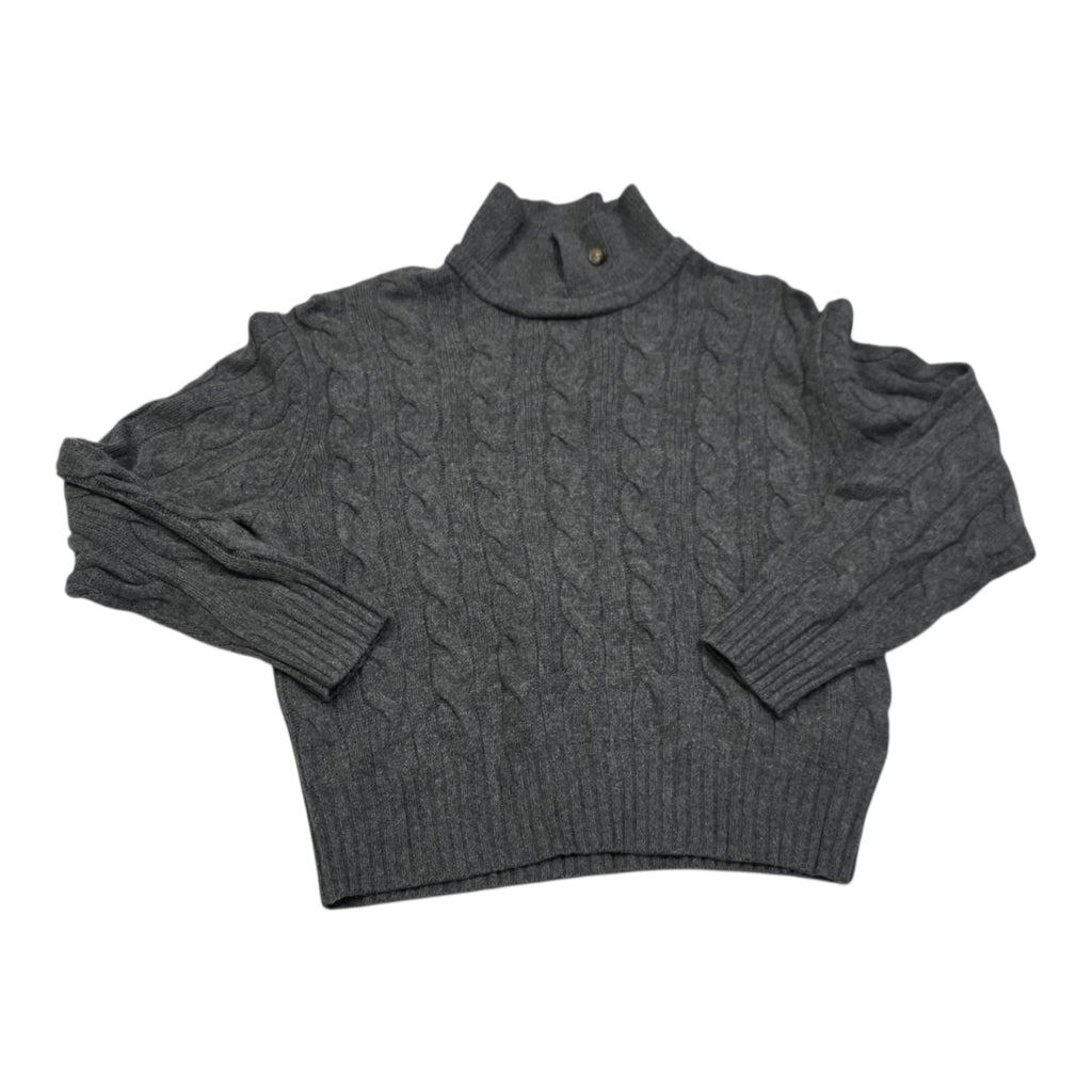 Sueter Polo Ralph Lauren Mujer Mediana Gris Lanacashmere
