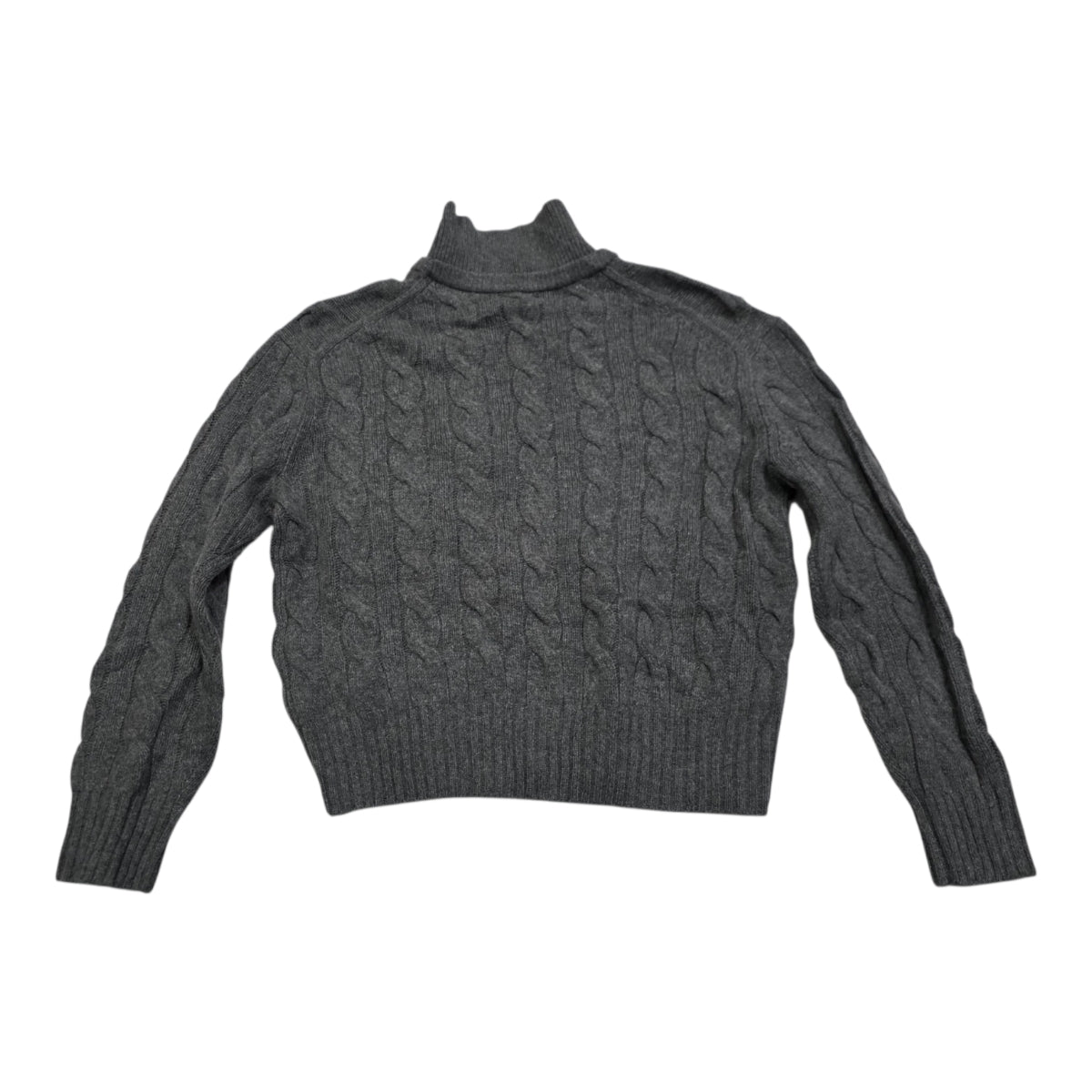 Sueter Polo Ralph Lauren Mujer Mediana Gris Lanacashmere