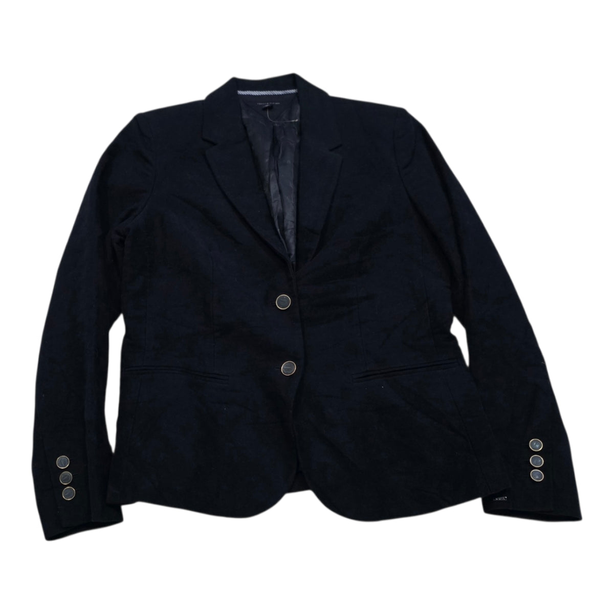 Blazer Tommy Hilfiger De Mujer Talla 8 Azul Oscuro