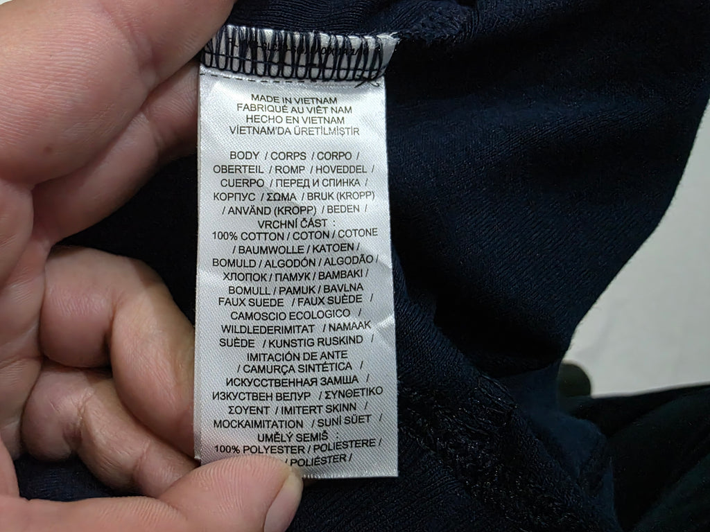 Playera Ralph Lauren Con Coderas Azul Talla Grande De Mujer