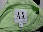 Playera Armani Exchange Mujer Talla Grande Color Verde Claro
