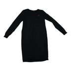 Vestido Ralph Lauren Lana Negro Talla Grande Manga Larga
