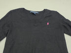 Vestido Ralph Lauren Lana Negro Talla Grande Manga Larga