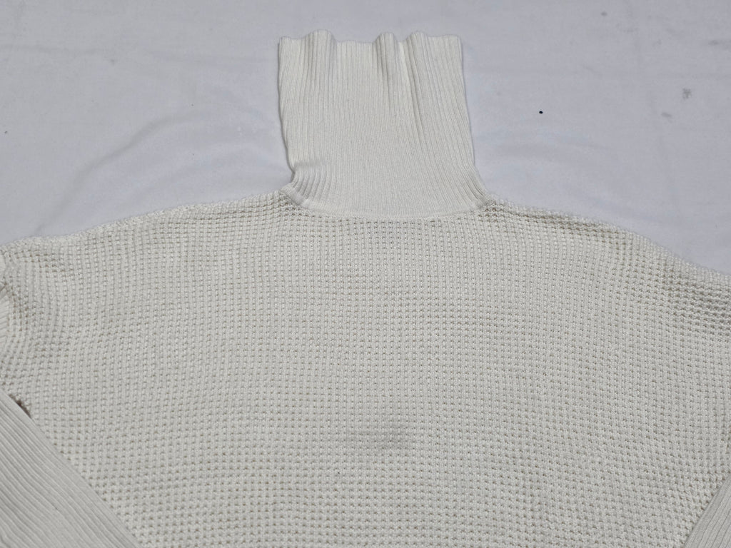 Sueter Turtle Neck Mujer Extra Chica Color Beige Turtle Neck