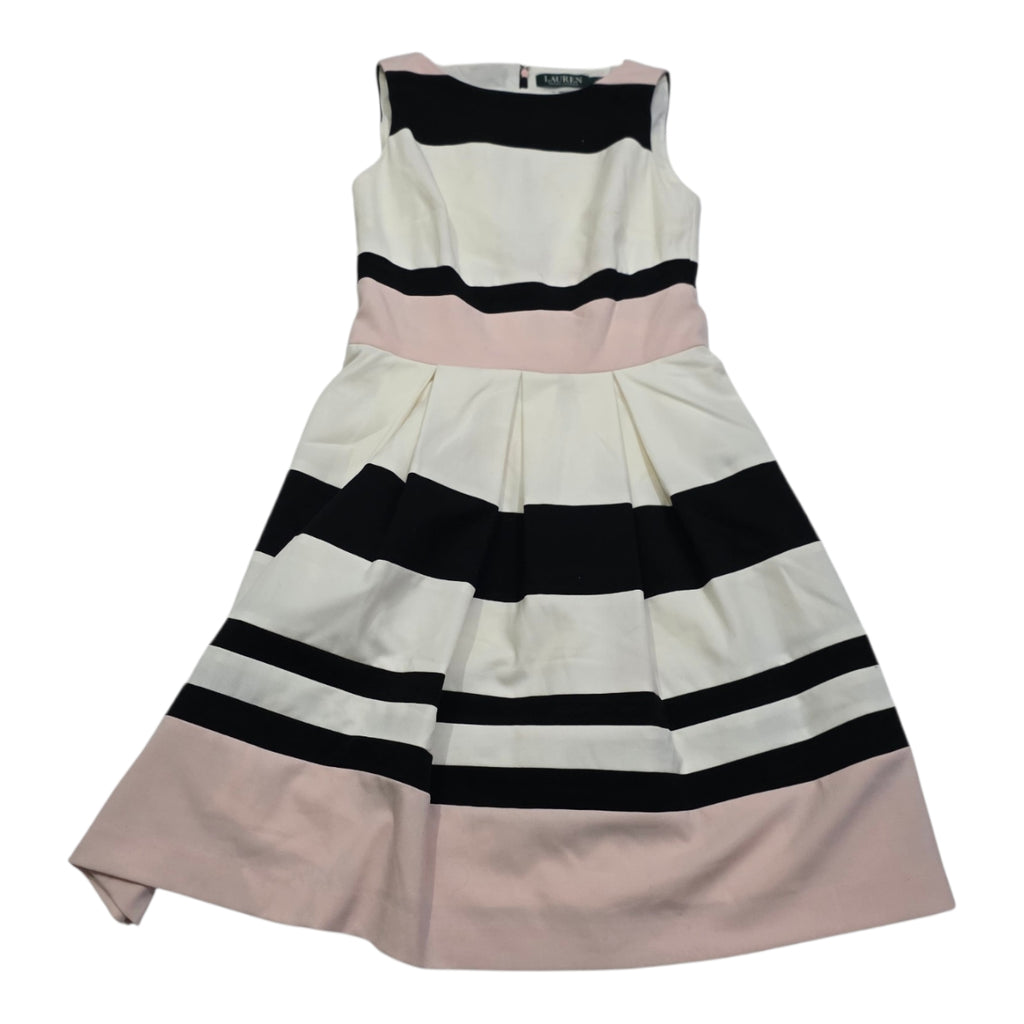 Vestido Ralph Lauren Mujer 2 Blanco Negro Rosa Sin Mangas