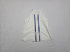Blusa Vineyard Vines Azulnaranja Cuadriculada Mujer Talla 0