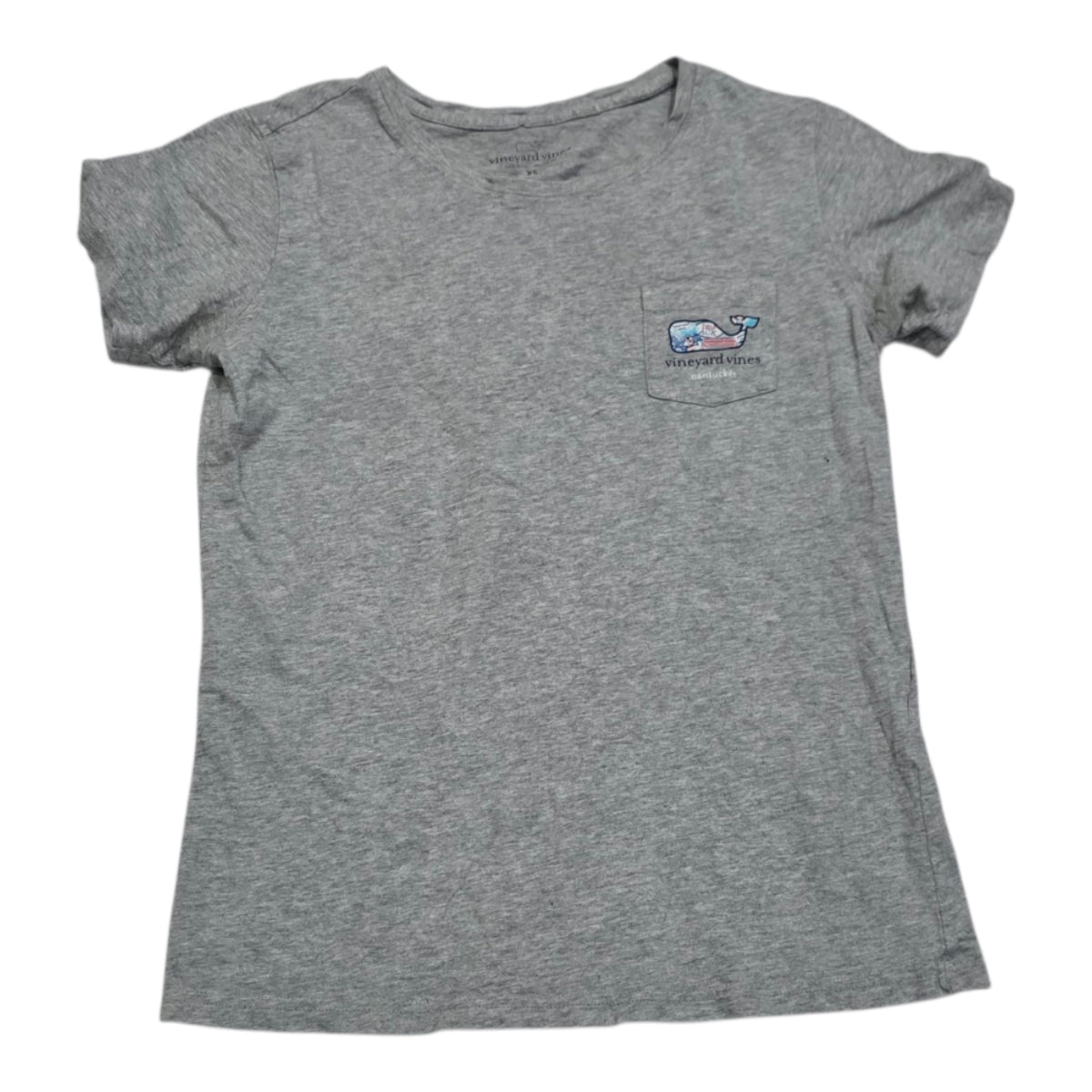 Playera Vineyard Vines Extra Chica Color Gris Manga Corta