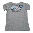 Playera Vineyard Vines Extra Chica Color Gris Manga Corta