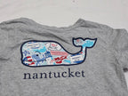 Playera Vineyard Vines Extra Chica Color Gris Manga Corta