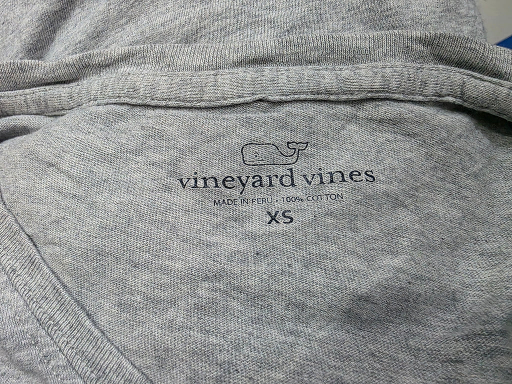 Playera Vineyard Vines Extra Chica Color Gris Manga Corta