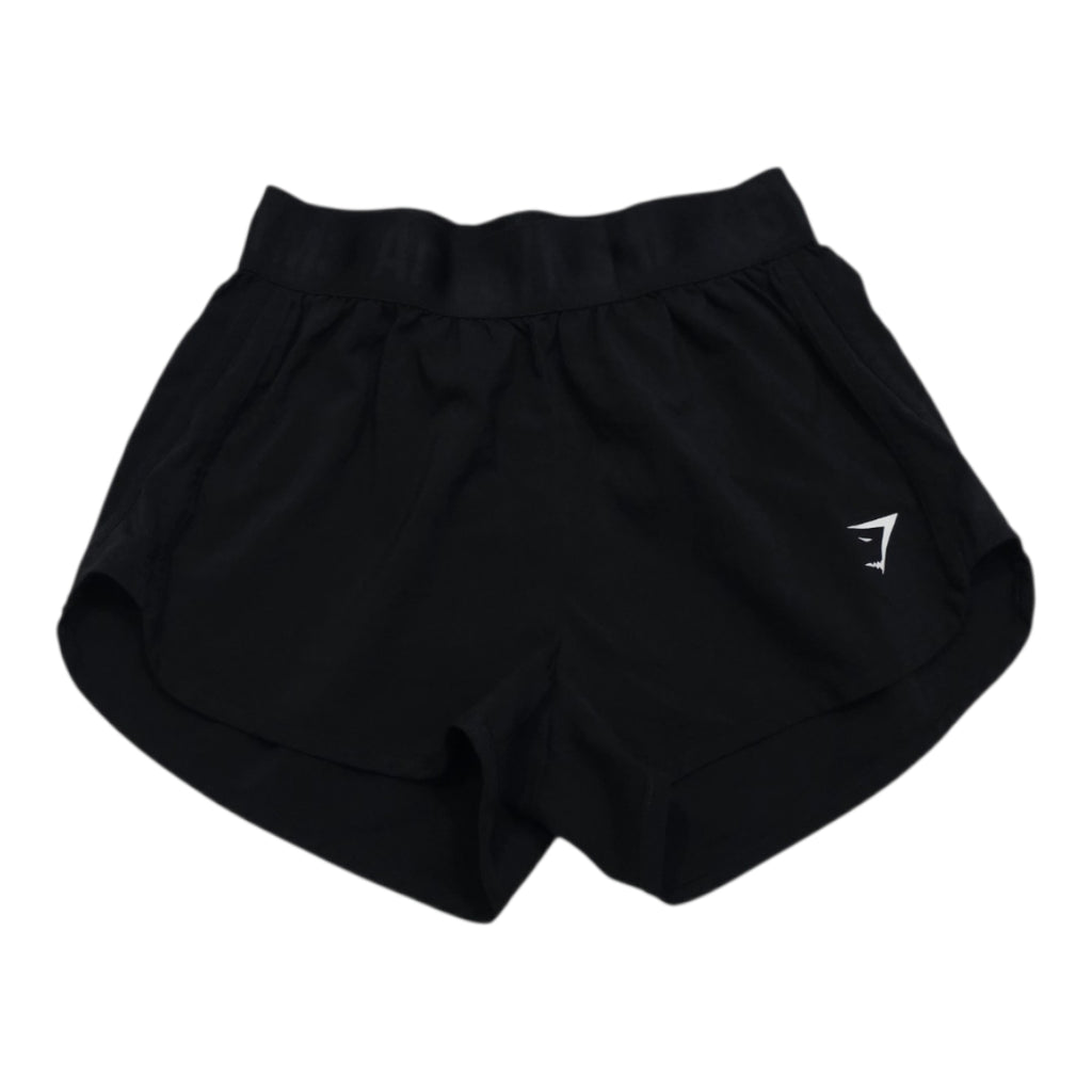 Short Gymshark Color Negro Extra Chico De Mujer