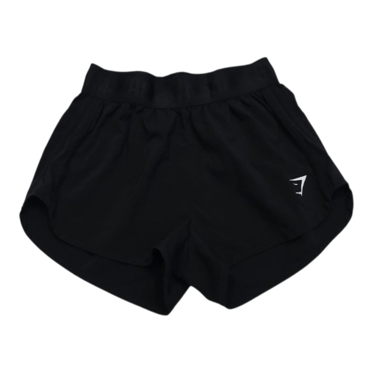 Short Gymshark Color Negro Extra Chico De Mujer