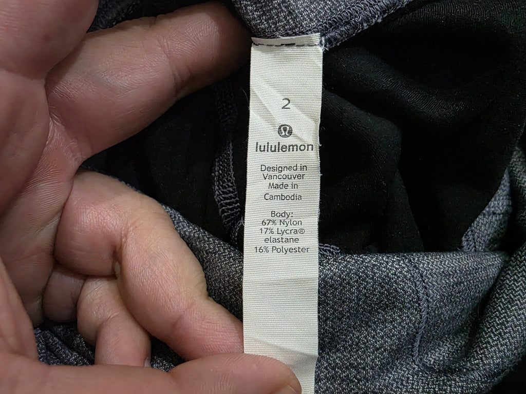 Legging Lululemon De Mujer Talla 2 Color Gris