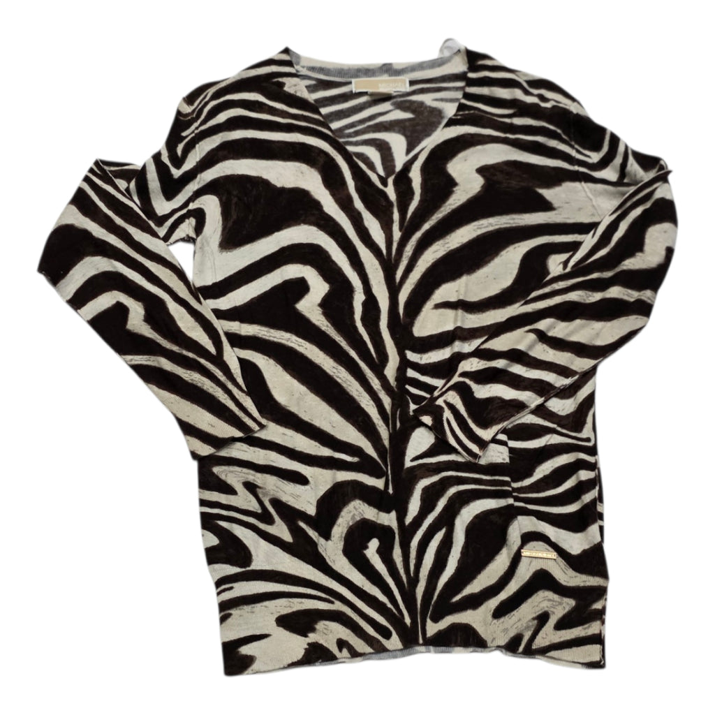 Sueter Ligero Michael Kors De Mujer Talla Chica Cafe/beige