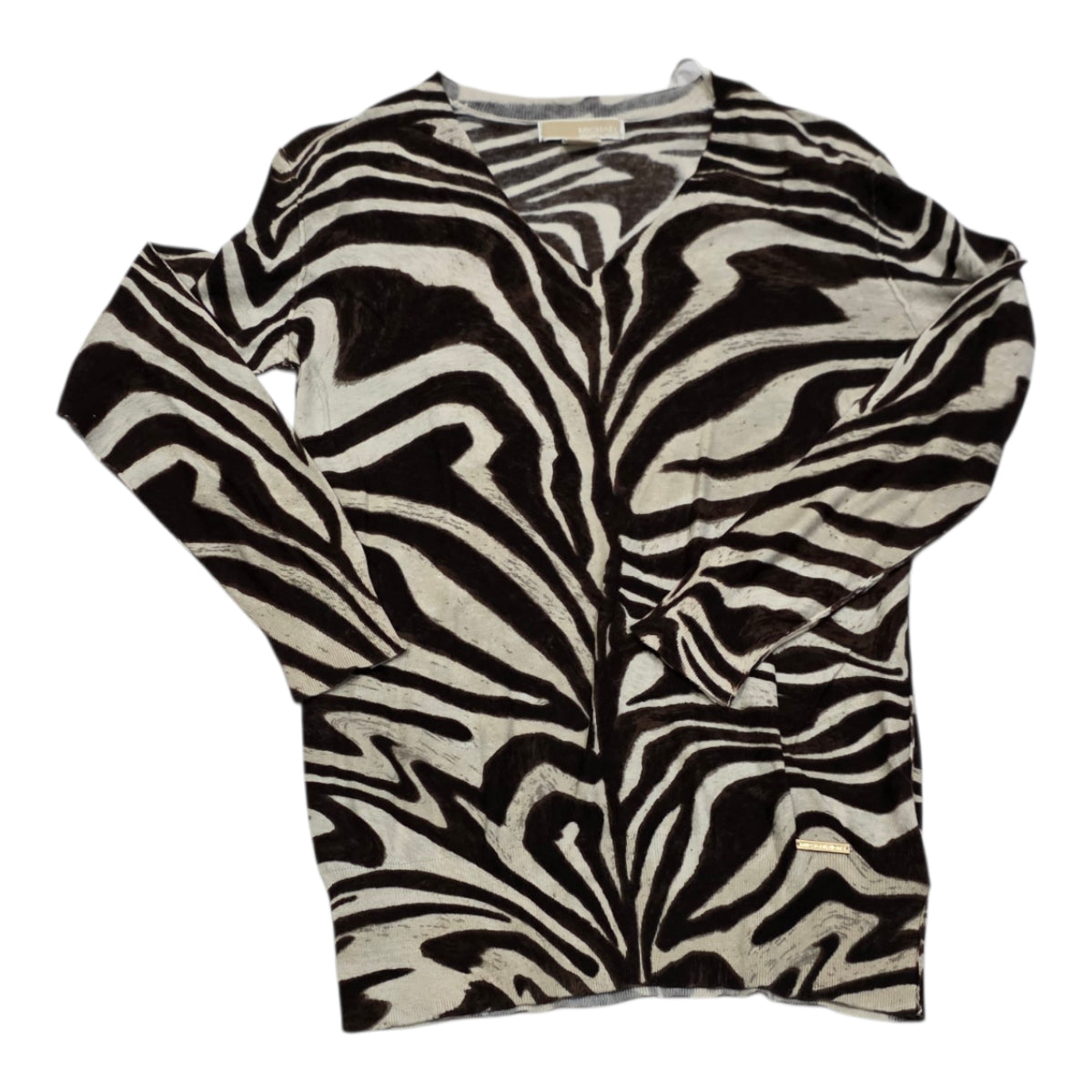Sueter Ligero Michael Kors De Mujer Talla Chica Cafe/beige