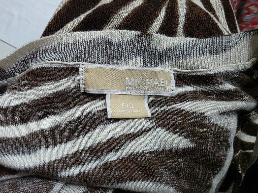 Sueter Ligero Michael Kors De Mujer Talla Chica Cafe/beige