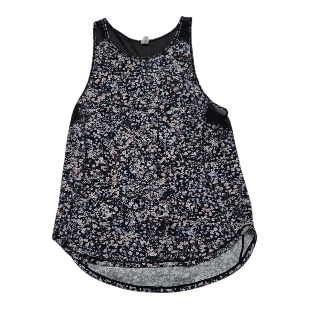 Playera Lululemon Talla 4 Floreada Sin Manga