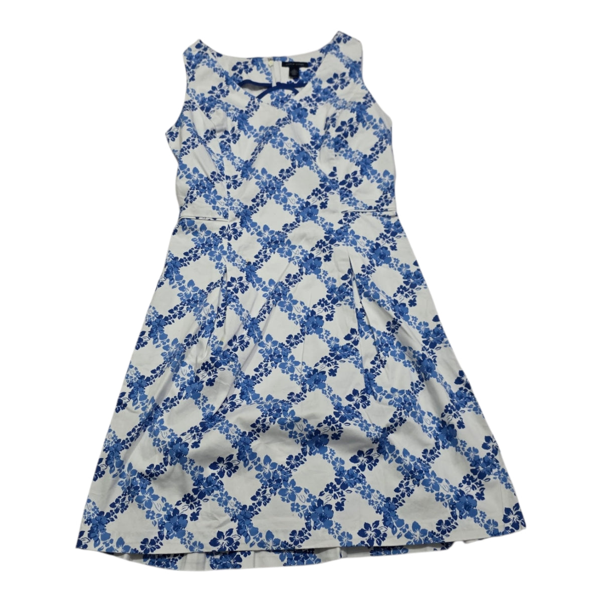Vestido Tommy Hilfigermujer 4 Blancofloresazules Sin Mangas