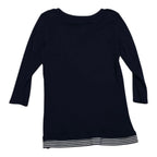 Playera Ralph Lauren Mujer Chica Color Negro Manga Larga