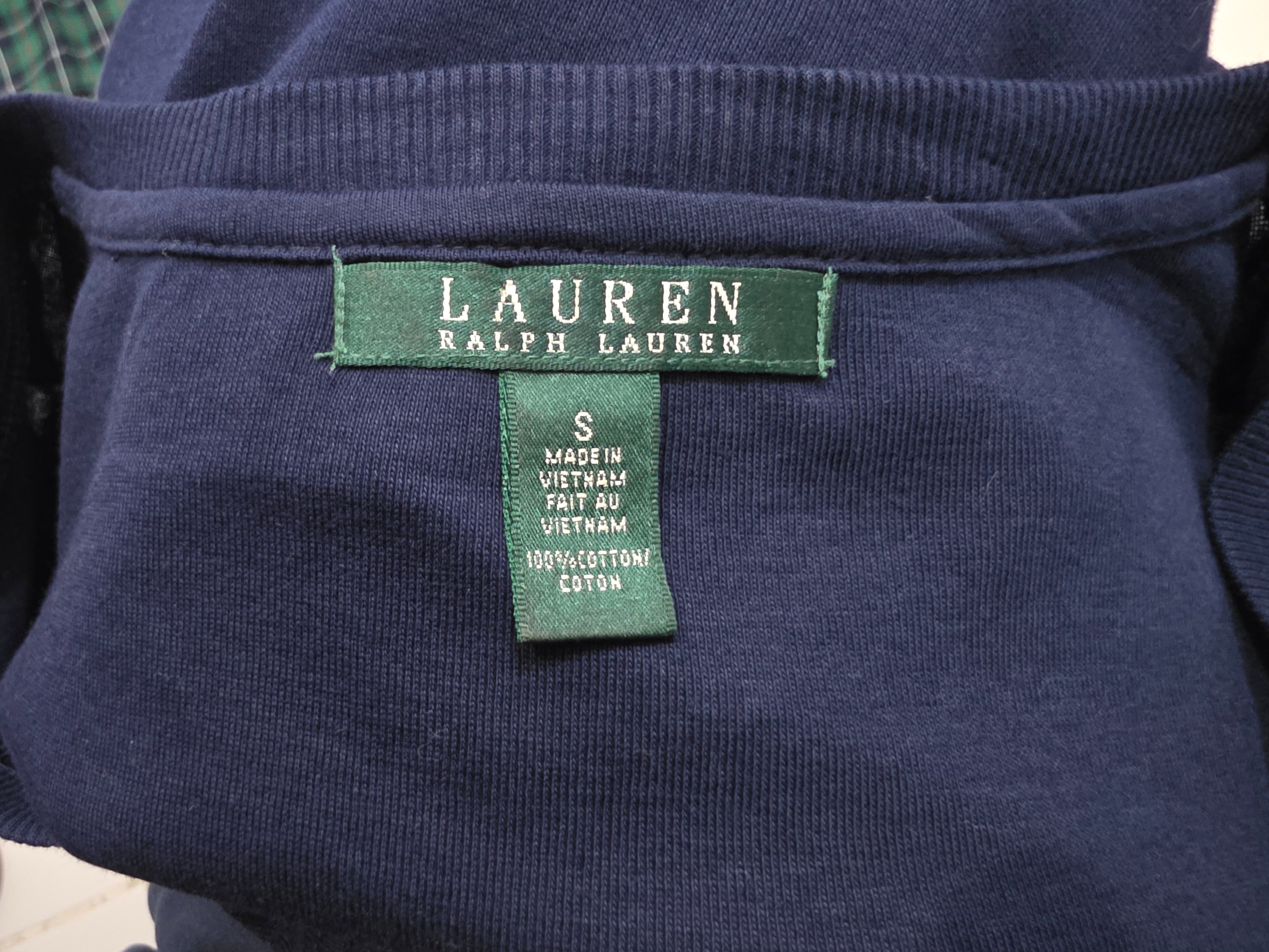 Playera Ralph Lauren Mujer Chica Color Negro Manga Larga