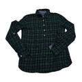 Blusa Tommy Hilfiger De Mujer Talla Chica Verde A Cuadros