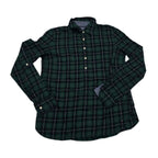 Blusa Tommy Hilfiger De Mujer Talla Chica Verde A Cuadros