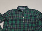 Blusa Tommy Hilfiger De Mujer Talla Chica Verde A Cuadros