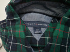 Blusa Tommy Hilfiger De Mujer Talla Chica Verde A Cuadros