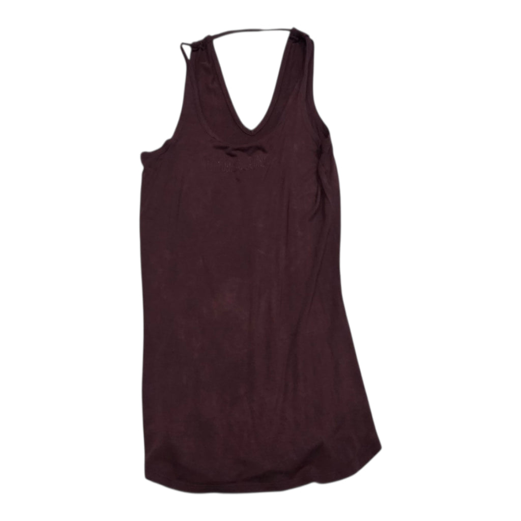 Playera Gymshark Sin Mangas Color Vino Talla Chica