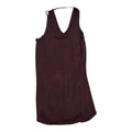 Playera Gymshark Sin Mangas Color Vino Talla Chica