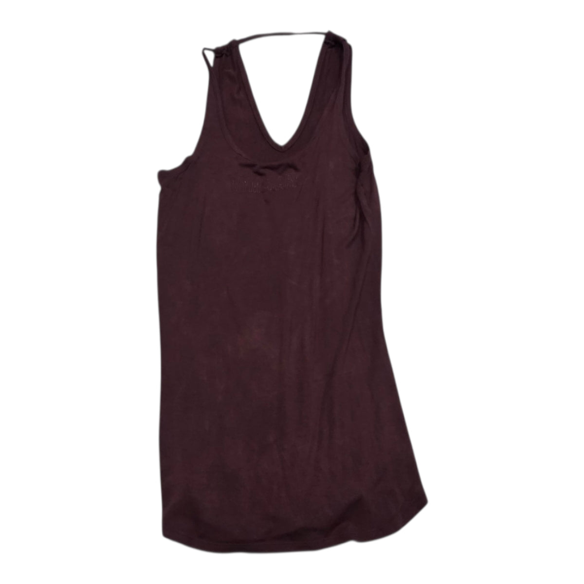 Playera Gymshark Sin Mangas Color Vino Talla Chica