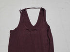 Playera Gymshark Sin Mangas Color Vino Talla Chica