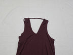Playera Gymshark Sin Mangas Color Vino Talla Chica