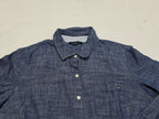Camisa Tommy Hilfiger De Mujer Talla Chica Azul Acero