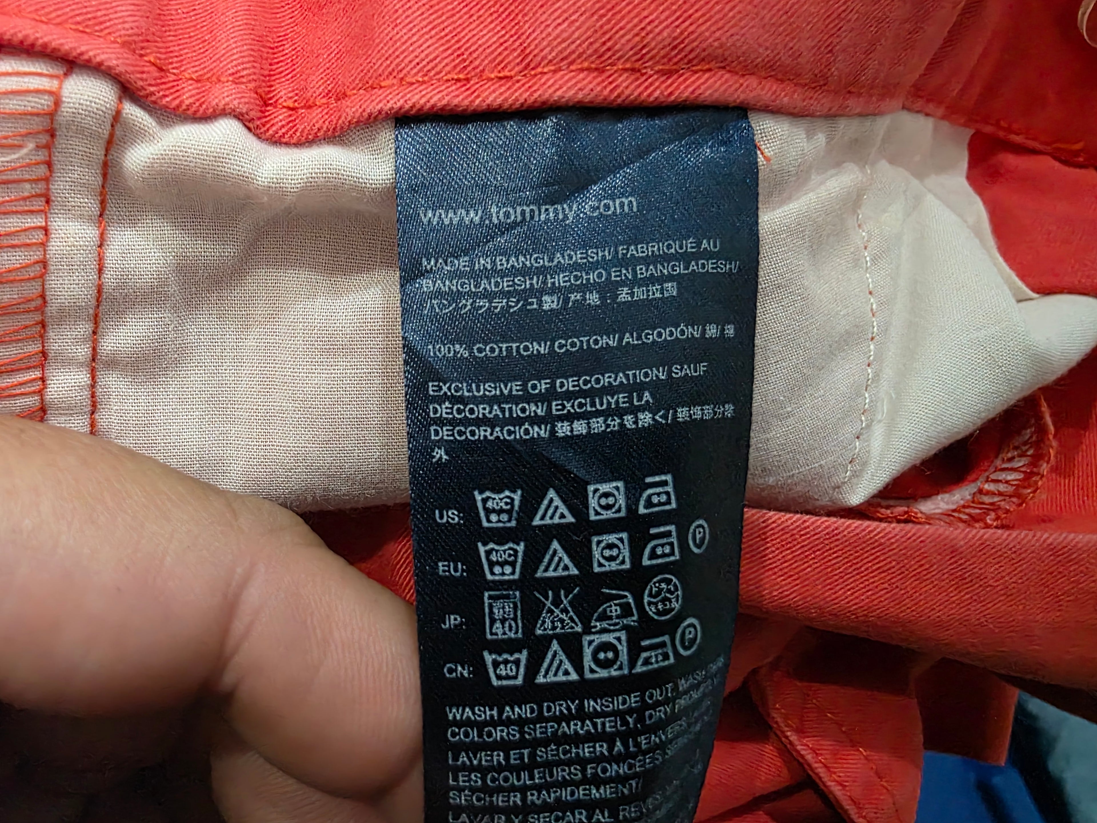 Short Tommy Hilfiger De Mujer Talla 4 Coral