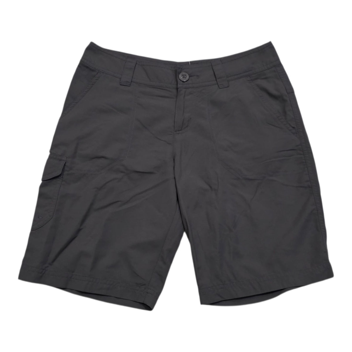 Bermuda Columbia De Mujer Talla 3 10l Color Gris