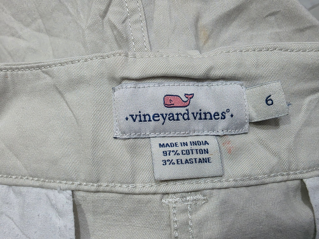 Short Vineyard Vines Cafe De Mujer Talla 6