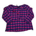 Blusa Campesina Vineyard Vines Rosa/azul Cuadros Chica