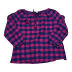 Blusa Campesina Vineyard Vines Rosa/azul Cuadros Chica