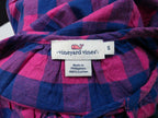 Blusa Campesina Vineyard Vines Rosa/azul Cuadros Chica